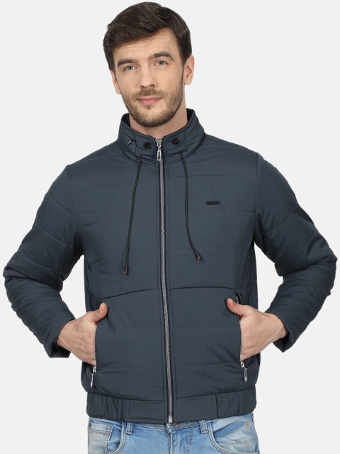 

Monte Carlo Men Grey Solid Padded Jacket