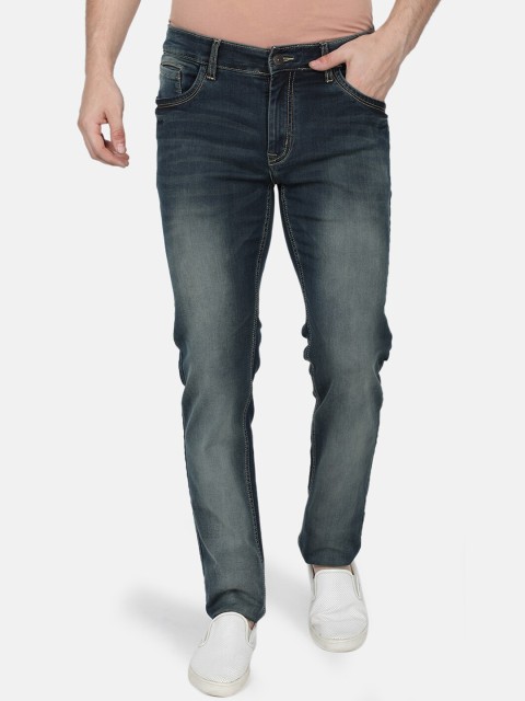 

Monte Carlo Men Blue Skinny Fit Mid-Rise Clean Look Jeans