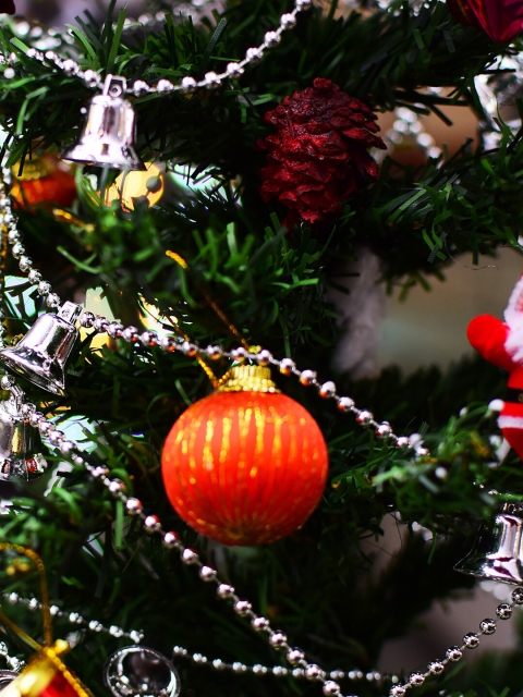 

Archies Set of 2 Christmas Decoration with Greeting Card, Silver