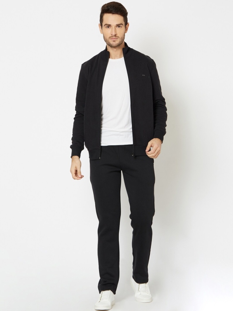 

Sweet Dreams Men Black Solid Track Suit