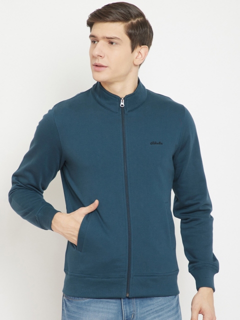 

Adobe Men Teal Solid Sweatshirt