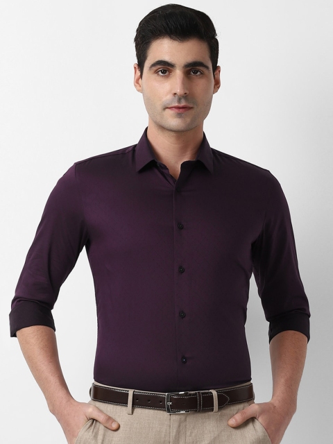 

Louis Philippe Sport Men Purple Slim Fit Printed Casual Shirt