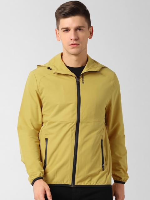 

Peter England Casuals Men Mustard Yellow Solid Padded Jacket