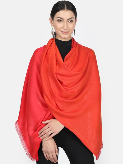 

Monte Carlo Women Orange Solid Stole