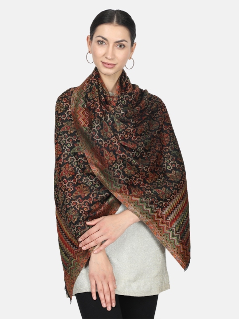 

Monte Carlo Women Black Printed Stole