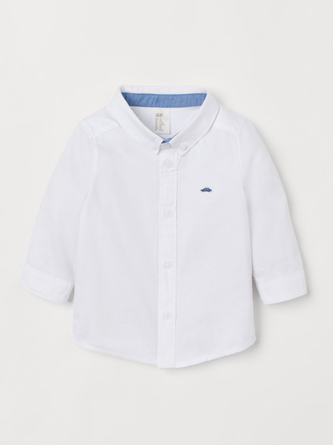 

H&M Boys White Cotton shirt