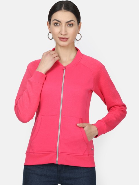 

Monte Carlo Women Pink Solid Sweatshirt