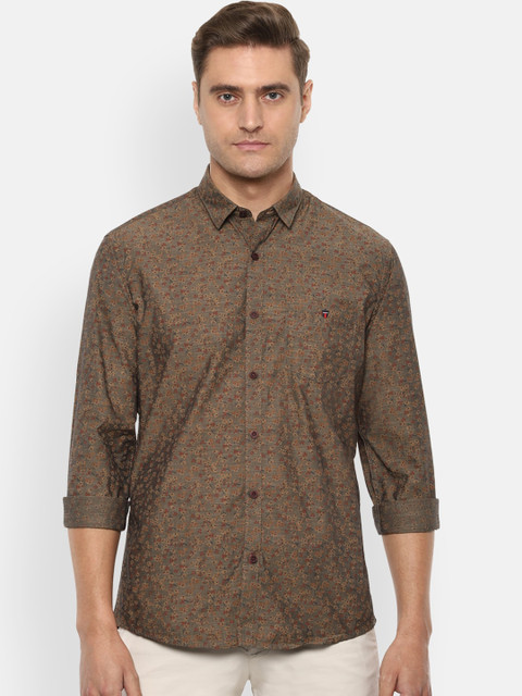 

Louis Philippe Sport Men Multicoloured Slim Fit Printed Casual Shirt, Multi