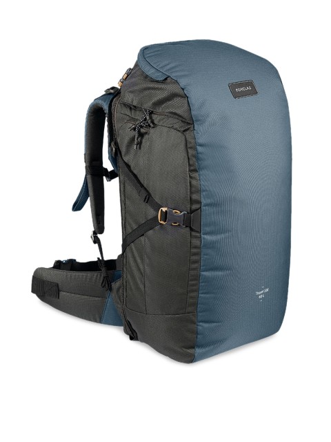 

FORCLAZ By Decathlon Unisex Blue & Black Colourblocked Backpack