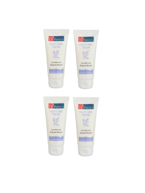 

Dr. Batras Pack of 4 Foot Care Cream - 50 g each, White