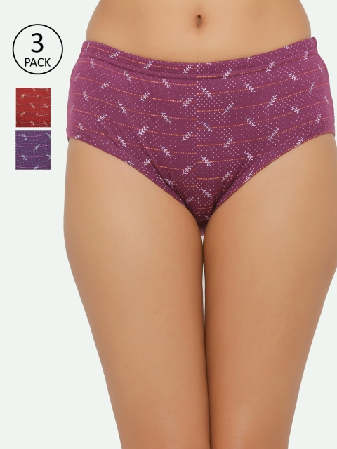 

Chipbeys Women Pack Of 3 Assorted Hipster Briefs-NdainaDCc273