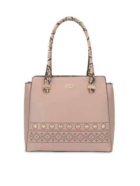 

E2O Pink Textured Handheld Bag