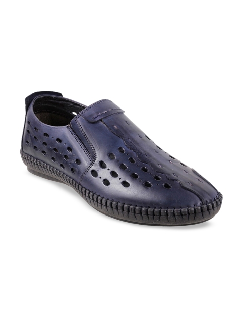 

Mochi Men Navy Blue Slip-On Sneakers