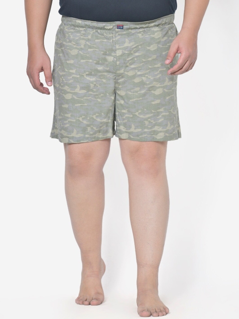 

IVOC Men Grey Printed Pure Cotton Boxers