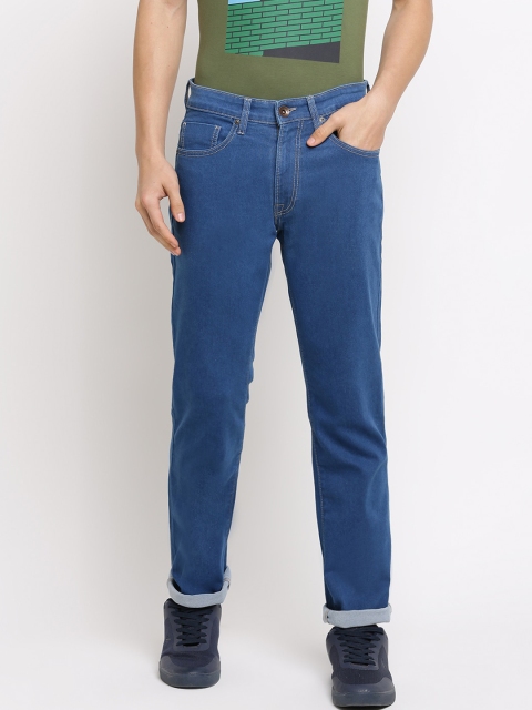 

Pepe Jeans Men Blue Regular Fit Mid-Rise Clean Look Jeans
