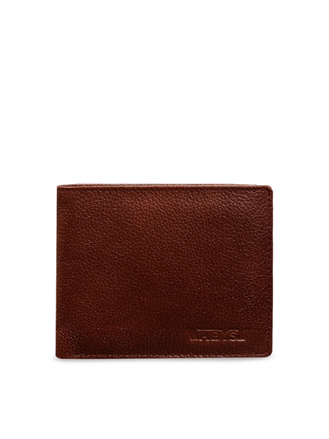 

ABYS Brown & Yellow Solid Genuine Leather Accessories Gift Set