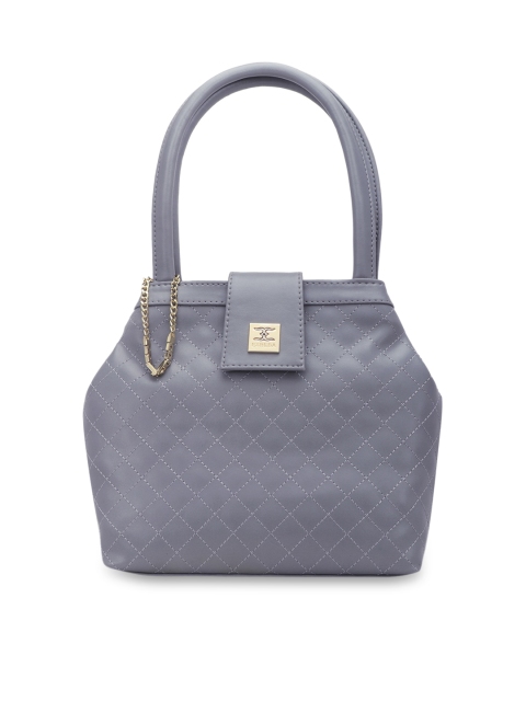 

ESBEDA Grey Solid Handheld Bag