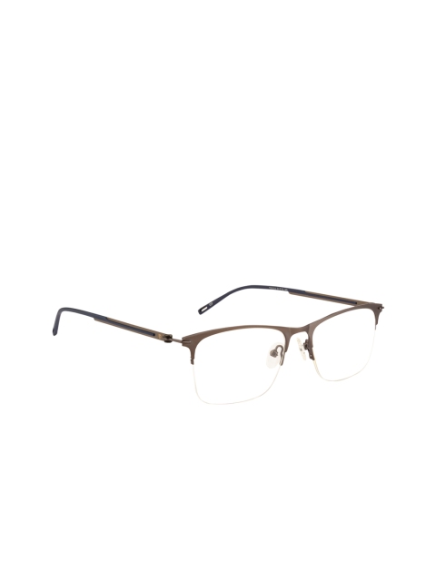 

Ted Smith Unisex Metallic Solid Half Rim Rectangle Frames