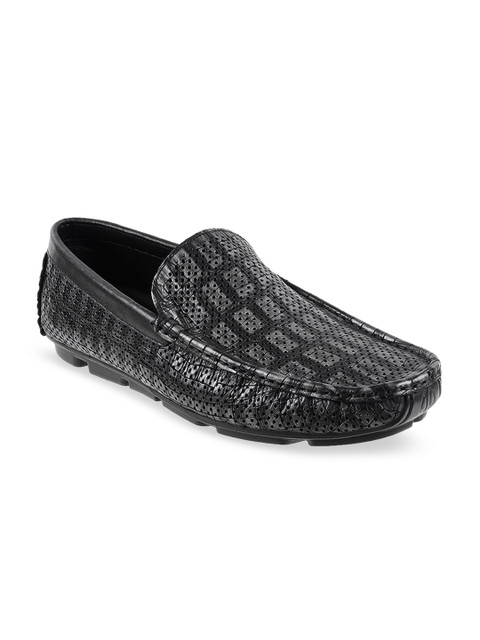 

J.FONTINI Men Grey Loafers