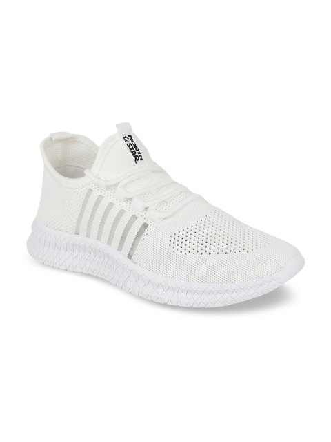 

North Star Men Woven Design White Sneakers