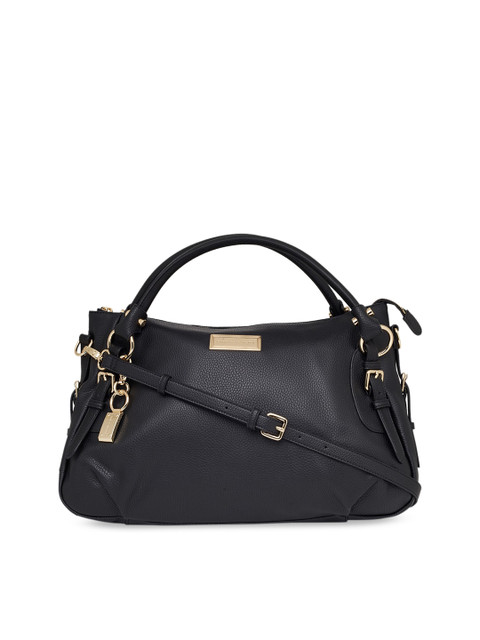 

CHARLES & KEITH Black Solid Handheld Bag