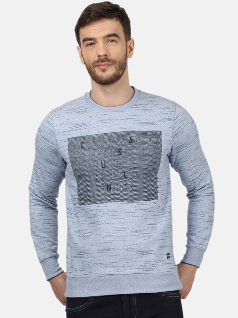 

Monte Carlo Men Blue Printed Sweatshirt