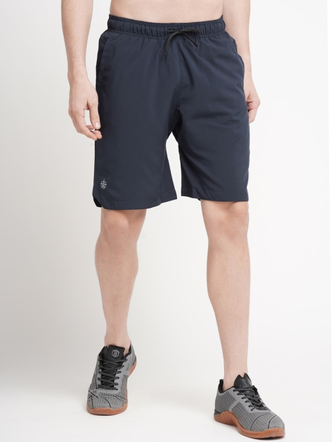 

Cultsport Men Navy Blue Solid Regular Fit Sports Shorts