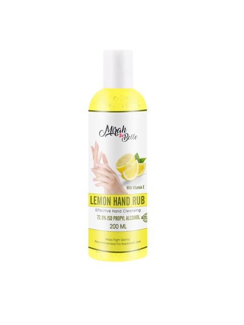 

Mirah Belle Yellow Lemon Hand Rub Sanitizer With Vitamin E 100ml