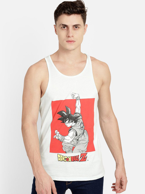 

Free Authority Dragon Ball Z featured Green Vest for Men, White