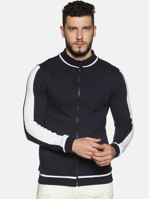 

Steenbok Men Navy Blue Solid Sweatshirt