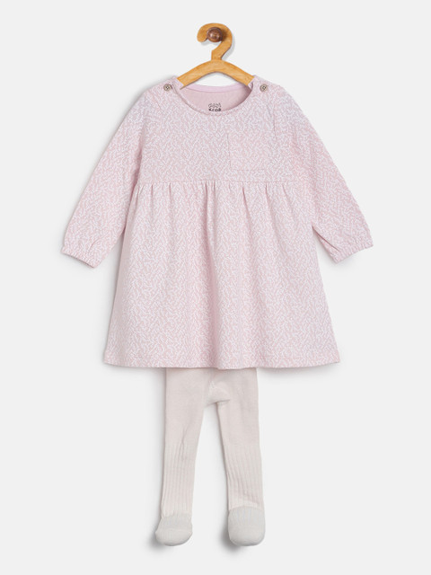 

MINI KLUB Girls Multicoloured Printed A-Line Dress, Multi