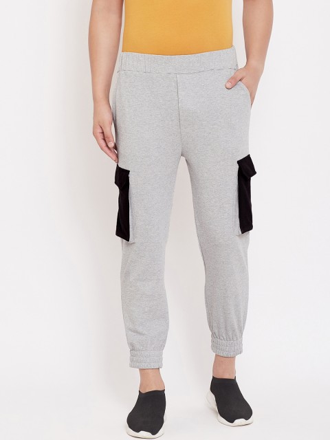 

CHILL WINSTON Men Grey Solid Slim Fit Joggers