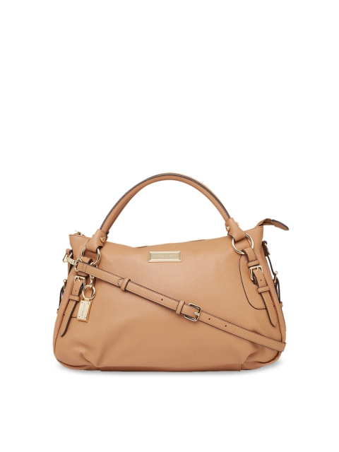 

CHARLES & KEITH Beige Solid Handheld Bag