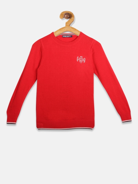 

Monte Carlo Boys Red Solid Pullover Sweater
