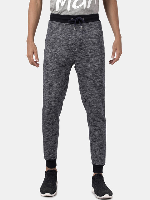 

DERBY JEANS COMMUNITY Men Navy Blue Solid Slim-Fit Joggers