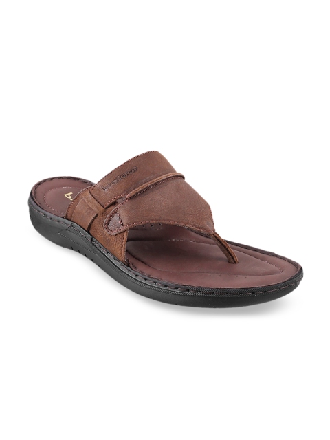 

Metro Men Brown Comfort Leather Sandals
