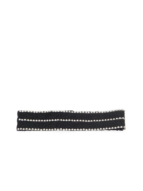 

Diwaah Women Black Embellished Belt
