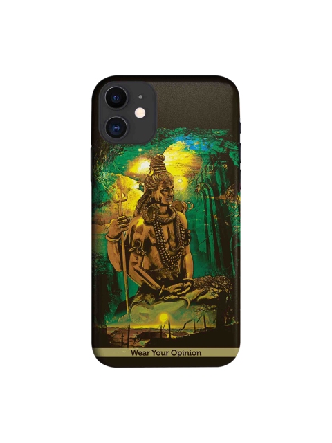 

Celfie Design Black & Green Lord Shiva Wear Your Opinion Printed iPhone 11 Back Sustainable Back Cover
