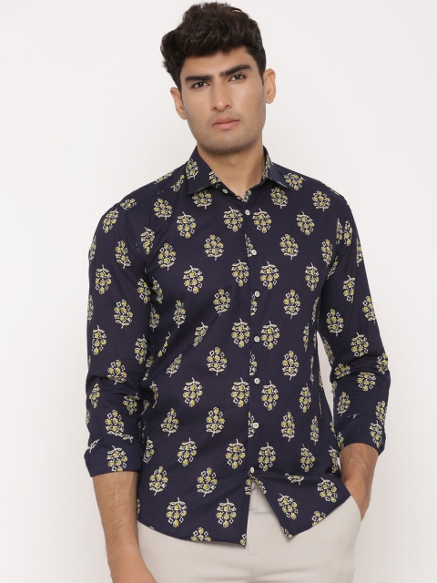 

Tistabene Men Blue Regular Fit Printed Casual Shirt