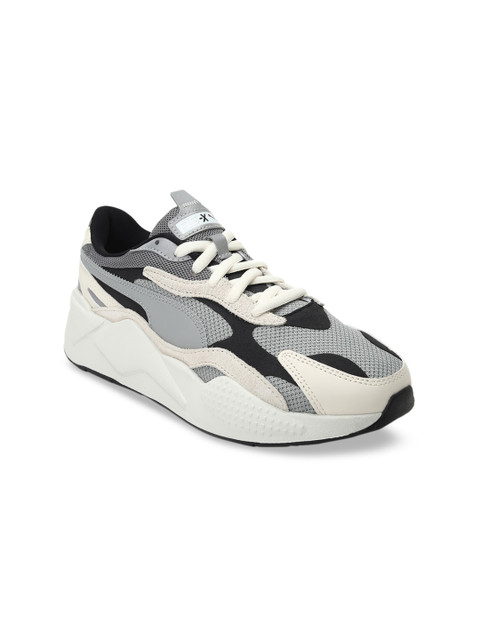 

Puma Unisex Grey & Off-White RS-X Puzzle Colourblocked Sneakers