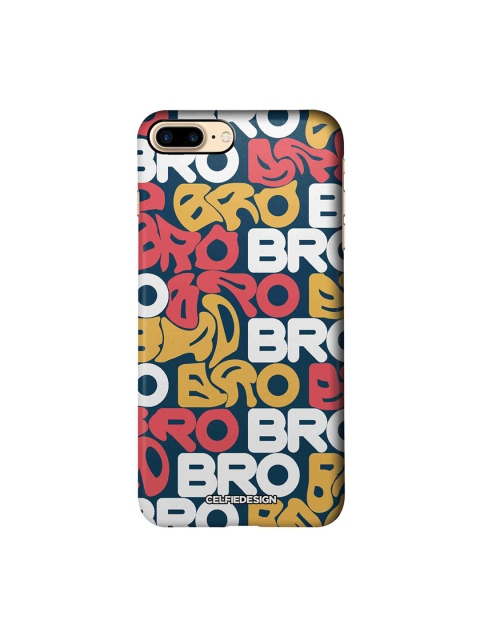 

CelfieDesign Teal-Blue & White Bro Swagger Print iPhone 7 Plus Sustainable Back Cover