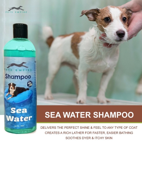 

PETS EMPIRE Naturally Organic Body Pet Shampoo 500 ml, Blue