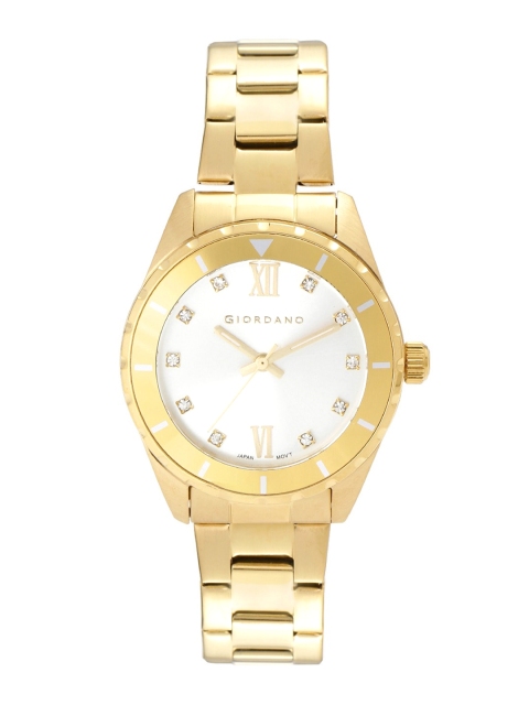 

GIORDANO Women White Analogue Watch MAP-2931-55