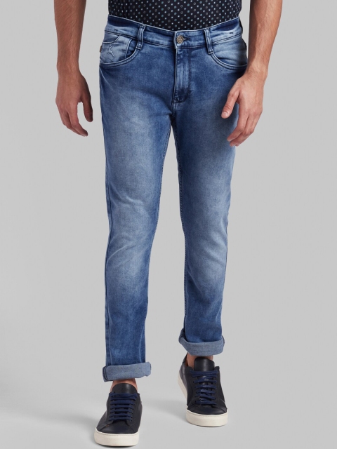 

Parx Men Blue Skinny Fit Mid-Rise Clean Look Jeans