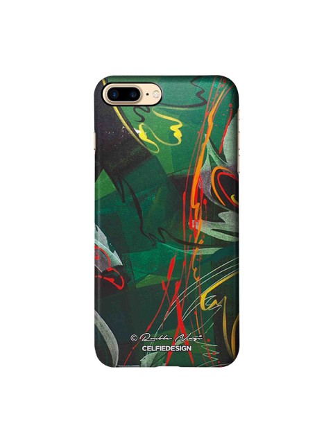 

CelfieDesign Green Abstract Printed iPhone 7 Plus Case Cover