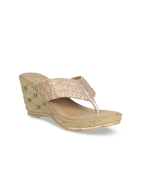 

Inc 5 Women Beige Woven Design Wedges