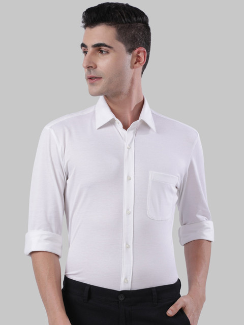 

Raymond Men White Regular Fit Solid Formal Shirt