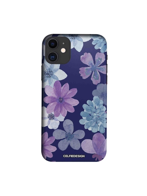 

CelfieDesign Navy-Blue & Purple Iris Base 501 Printed iPhone 11 Sustainable Back Cover
