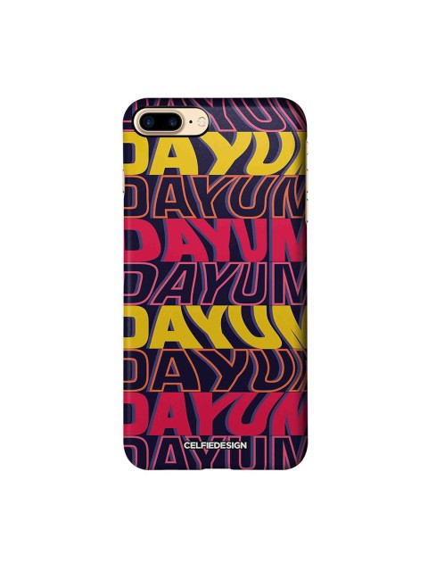 

CelfieDesign Navy-Blue & Yellow Dayum Swagger Print iPhone 7 Plus Sustainable Back Cover