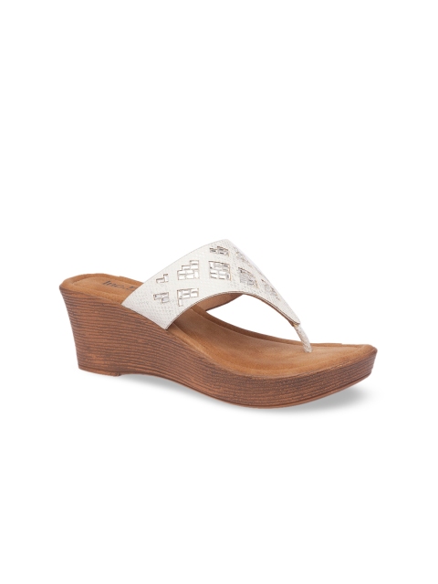 

Inc 5 Women White Embellished Wedges